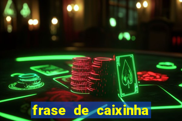 frase de caixinha de natal